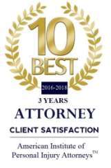 Joe Caputo está entre los 10 mejores abogados por satisfacción del cliente, por AIOPIA.