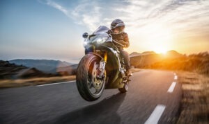Fast,motorcycle,on,the,coast,road,riding
