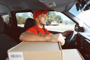 Car accident lawyer favor delivery texas