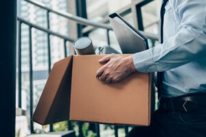 Workplace accident lawyer on the job
