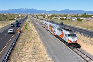 Santa fe nm highway and train