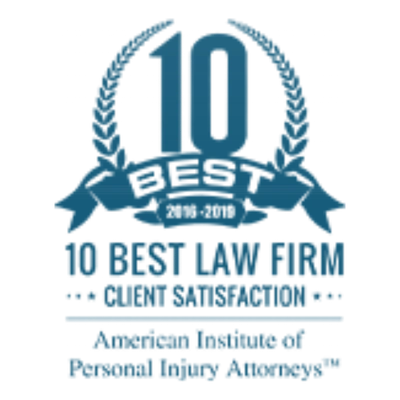 10 Best Law Firm for Client Satisfaction, American Institute of Personal Injury Attorneys